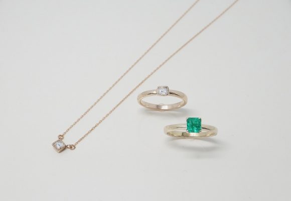 手作りジュエリーリフォーム　リング＆ネックレス