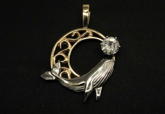 草津市からお越しの藤森様　ジュエリーリフォーム　オリジナルネックレス