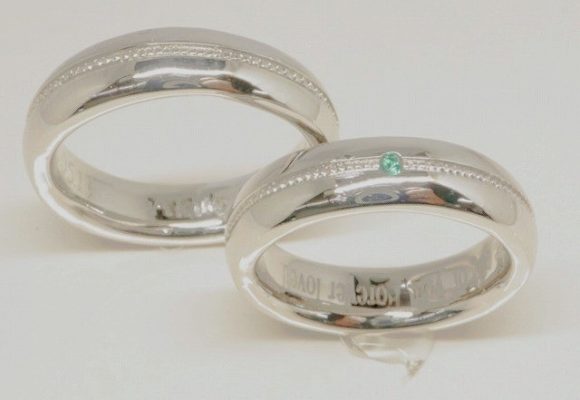 京都府山科区からお越しの長島様　手作り遺骨リング